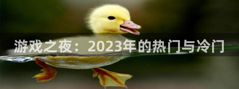 蓝冠娱乐官网：游戏之夜：2023年的热门与冷门