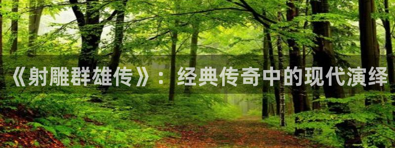 蓝冠娱乐平台官方网站：《射雕群雄传》：经典传奇中的现代演绎