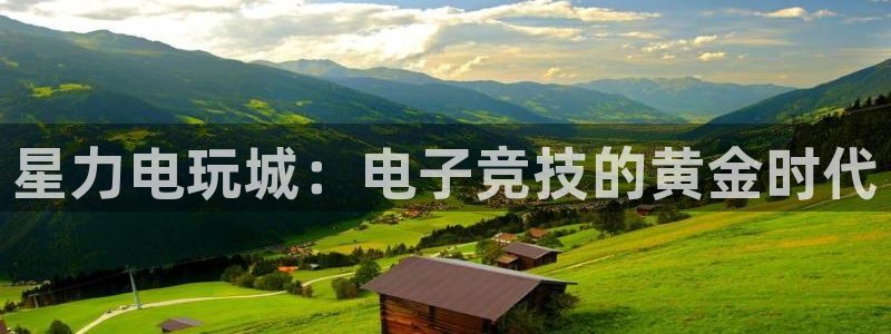 蓝冠娱乐官方注册登录：星力电玩城：电子竞技的黄金时代